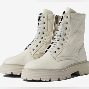 NWT La Canadienne Yasmine Bone Leather size 7.5 or 38